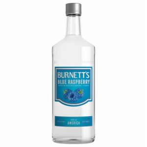 Burnetts Vodka Blue Rasp 750