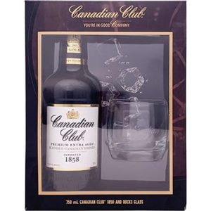 Canadian Club Gift Set 750mL