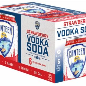 Canteen Seltzer Strawberry 6C