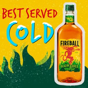 Fireball Apple Plastic 750ml