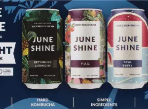 Juneshine Hard Kambucha 8pk