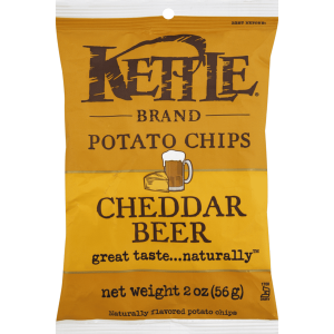 Kettle Chips Cheddar Beer2oz