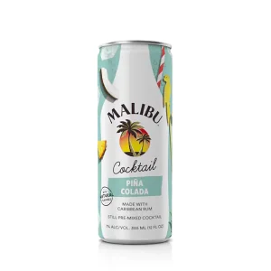 Malibu Cocktail Pina Colad4can