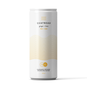 Quatreau Ginger+Lime 12ozCAN