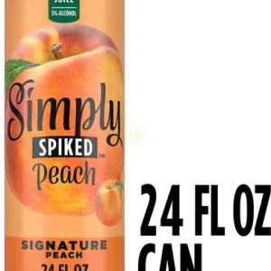 Simply Spiked PEACH 24oz