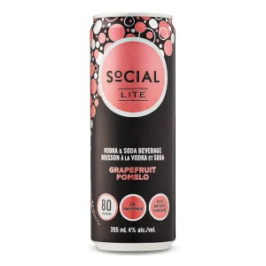 Social Lite Grapefruit 4pk