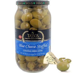 Tassos Blue Cheese Olives 13oz