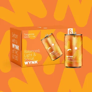 Wynk Tangerine THC seltzer6CAN